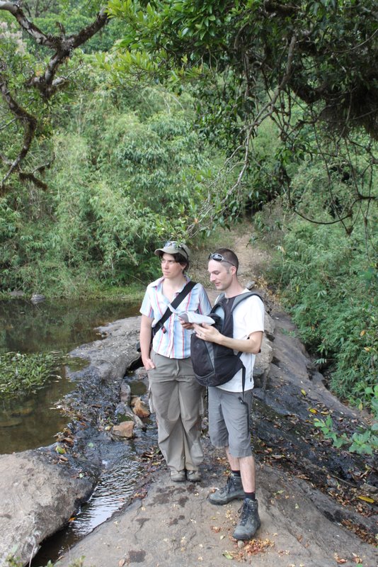 India 2010 - Coorg - Honey Valley - Trek towards Tadiandamol - Homestay to Waterfall